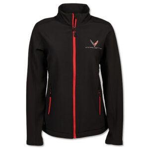 LADIES C8 CORVETTE MATRIX SOFT SHELL JACKET