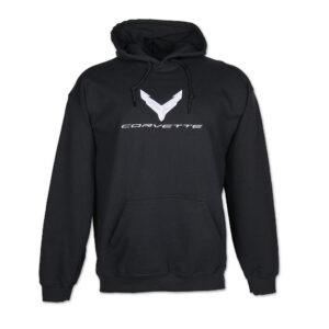 C8 CORVETTE SILVER BADGE HOODIE