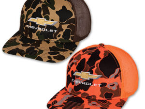 GOLD BOWTIE DUCK CAMO MESH TRUCKER CAP
