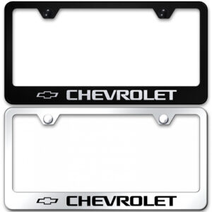 CHEVROLET STAINLESS STEEL LICENSE PLATE FRAME