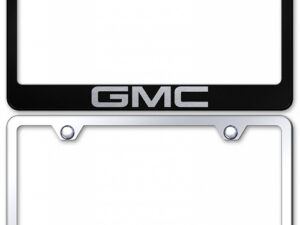 GMC STAINLESS STEEL LICENSE PLATE FRAME