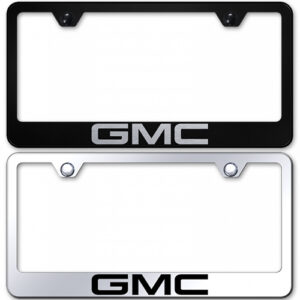 GMC STAINLESS STEEL LICENSE PLATE FRAME