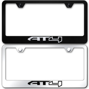 AT4 STAINLESS STEEL LICENSE PLATE FRAME