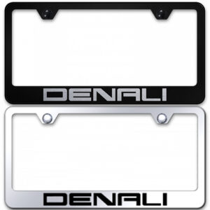 DENALI STAINLESS STEEL LICENSE PLATE FRAME
